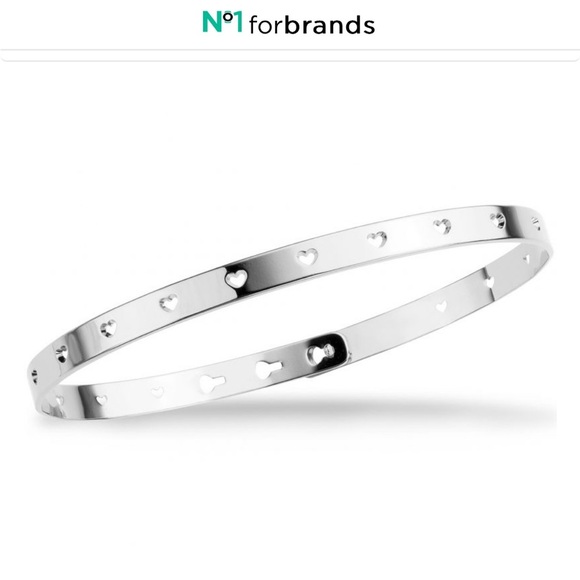 Mya Bay silver toned bangle - Picture 1 of 5